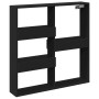Armario de pared madera de ingeniería negro 80x15x80 cm en Estanterías | Comprar online en Foru.es