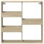 Armario de pared madera de ingeniería roble Sonoma 80x15x80 cm en Estanterías | Comprar online en Foru.es