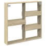 Armario de pared madera de ingeniería roble Sonoma 80x15x80 cm en Estanterías | Comprar online en Foru.es