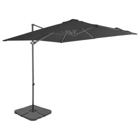 Sombrilla de jardín con base portátil gris antracita de vidaXL, Sombrillas - Ref: Foro24-276337, Precio: 169,47 €, Descuento: %