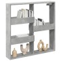 Armario de pared madera ingeniería gris hormigón 80x15x80 cm en Estanterías | Comprar online en Foru.es