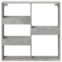 Armario de pared madera ingeniería gris hormigón 80x15x80 cm en Estanterías | Comprar online en Foru.es