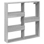 Armario de pared madera de ingeniería gris Sonoma 80x15x80 cm en Estanterías | Comprar online en Foru.es