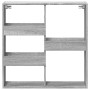 Armario de pared madera de ingeniería gris Sonoma 80x15x80 cm en Estanterías | Comprar online en Foru.es