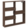 Armario de pared madera de ingeniería marrón roble 80x15x80 cm en Estanterías | Comprar online en Foru.es