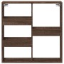 Armario de pared madera de ingeniería marrón roble 80x15x80 cm en Estanterías | Comprar online en Foru.es