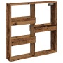 Armario de pared madera ingeniería madera envejecida 80x15x80cm en Estanterías | Comprar online en Foru.es