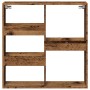 Armario de pared madera ingeniería madera envejecida 80x15x80cm en Estanterías | Comprar online en Foru.es