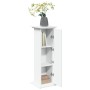 Pedestal expositor con almacenaje madera blanco 31x30x90 cm en Soportes para macetas | Comprar online en Foru.es