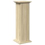 Pedestal expositor con almacenaje roble Sonoma 31x30x90 cm en Soportes para macetas | Comprar online en Foru.es