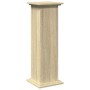 Pedestal expositor con almacenaje roble Sonoma 31x30x90 cm en Soportes para macetas | Comprar online en Foru.es