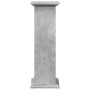 Pedestal expositor con almacenaje gris hormigón 31x30x90 cm en Soportes para macetas | Comprar online en Foru.es