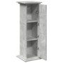 Pedestal expositor con almacenaje gris hormigón 31x30x90 cm en Soportes para macetas | Comprar online en Foru.es