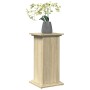 Pedestal expositor con almacenaje roble Sonoma 31x30x60 cm en Soportes para macetas | Comprar online en Foru.es