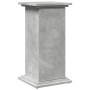 Pedestal expositor con almacenaje gris hormigón 31x30x60 cm en Soportes para macetas | Comprar online en Foru.es