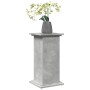 Pedestal expositor con almacenaje gris hormigón 31x30x60 cm en Soportes para macetas | Comprar online en Foru.es