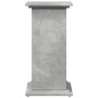Pedestal expositor con almacenaje gris hormigón 31x30x60 cm en Soportes para macetas | Comprar online en Foru.es