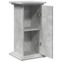 Pedestal expositor con almacenaje gris hormigón 31x30x60 cm en Soportes para macetas | Comprar online en Foru.es