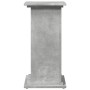 Pedestal expositor con almacenaje gris hormigón 31x30x60 cm en Soportes para macetas | Comprar online en Foru.es
