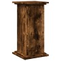 Pedestal expositor con almacenaje roble ahumado 31x30x60 cm en Soportes para macetas | Comprar online en Foru.es