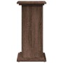 Pedestal expositor con almacenaje marrón roble 31x30x60 cm en Soportes para macetas | Comprar online en Foru.es