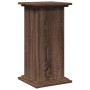 Pedestal expositor con almacenaje marrón roble 31x30x60 cm en Soportes para macetas | Comprar online en Foru.es