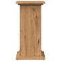 Pedestal expositor con almacenaje roble artisan 31x30x60 cm en Soportes para macetas | Comprar online en Foru.es