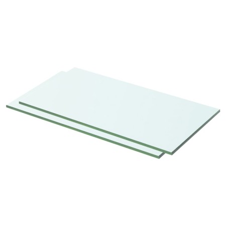 Estantes 2 unidades panel de vidrio transparente 50x20 cm de vidaXL, Estantes y estanterías - Ref: Foro24-3051559, Precio: 29...