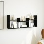 Armario de pared madera de ingeniería negro 100x18x40 cm en Estanterías | Comprar online en Foru.es