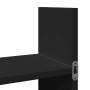 Armario de pared madera de ingeniería negro 100x18x40 cm en Estanterías | Comprar online en Foru.es