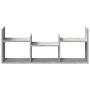 Mueble de pared madera ingeniería gris hormigón 100x18x40 cm en Estanterías | Comprar online en Foru.es