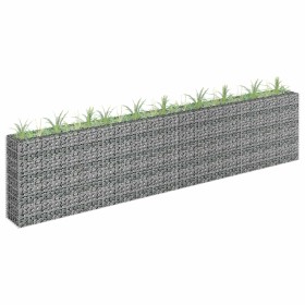Arriate de gaviones de acero galvanizado 360x30x90 cm en Macetas y jardineras | Comprar online en Foru.es