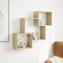 Armario de pared madera de ingeniería roble sonoma 78x18x71 cm en Estanterías | Comprar online en Foru.es