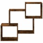 Armario de pared madera ingeniería roble ahumado 78x18x71 cm en Estanterías | Comprar online en Foru.es