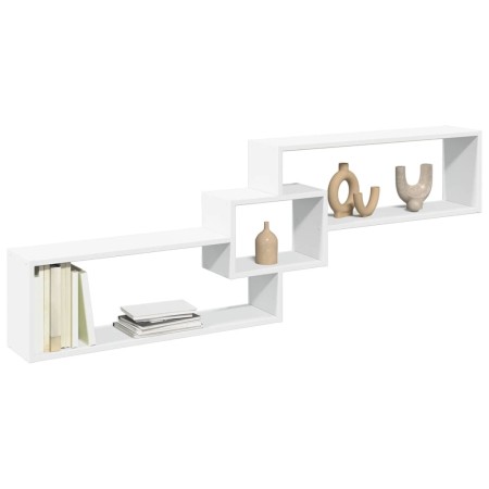 Armario de pared madera de ingeniería blanco 158x18x53 cm en Estanterías | Comprar online en Foru.es