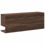 Mueble de pared madera de ingeniería marrón roble 80x20x30 cm en Estanterías | Comprar online en Foru.es