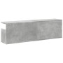 Armario de pared madera ingeniería gris hormigón 100x20x30 cm en Estanterías | Comprar online en Foru.es