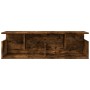 Armario de pared madera ingeniería roble ahumado 100x20x30 cm en Estanterías | Comprar online en Foru.es