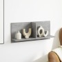 Armario de pared madera ingeniería gris hormigón 70x16,5x30 cm en Estanterías | Comprar online en Foru.es