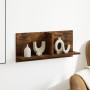 Armario de pared madera ingeniería roble ahumado 70x16,5x30 cm en Estanterías | Comprar online en Foru.es