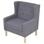 2-piece gray fabric sofa set by vidaXL, Sofas - Ref: Foro24-274932, Price: 501,65 €, Discount: %