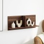 Mueble de pared madera de ingeniería marrón roble 70x16,5x30 cm en Estanterías | Comprar online en Foru.es