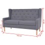 Conjunto de sofás 2 piezas tela gris de vidaXL, Sofás - Ref: Foro24-274932, Precio: 509,52 €, Descuento: %