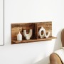 Mueble de pared madera de ingeniería envejecida 70x16,5x30 cm en Estanterías | Comprar online en Foru.es