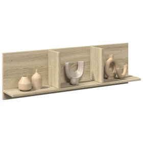 Mueble de pared madera ingeniería roble sonoma 100x16,5x30 cm en Estanterías | Comprar online en Foru.es