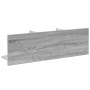 Mueble de pared madera ingeniería gris Sonoma 100x16,5x30 cm en Estanterías | Comprar online en Foru.es