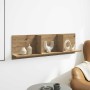 Mueble de pared madera ingeniería roble artisian 100x16,5x30 cm en Estanterías | Comprar online en Foru.es