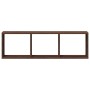 Armario de pared madera ingeniería marrón roble 100x16x30 cm en Estanterías | Comprar online en Foru.es