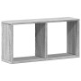 Armario de pared madera de ingeniería gris Sonoma 60x16x30 cm en Estanterías | Comprar online en Foru.es