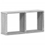 Armario de pared madera de ingeniería gris Sonoma 60x16x30 cm en Estanterías | Comprar online en Foru.es